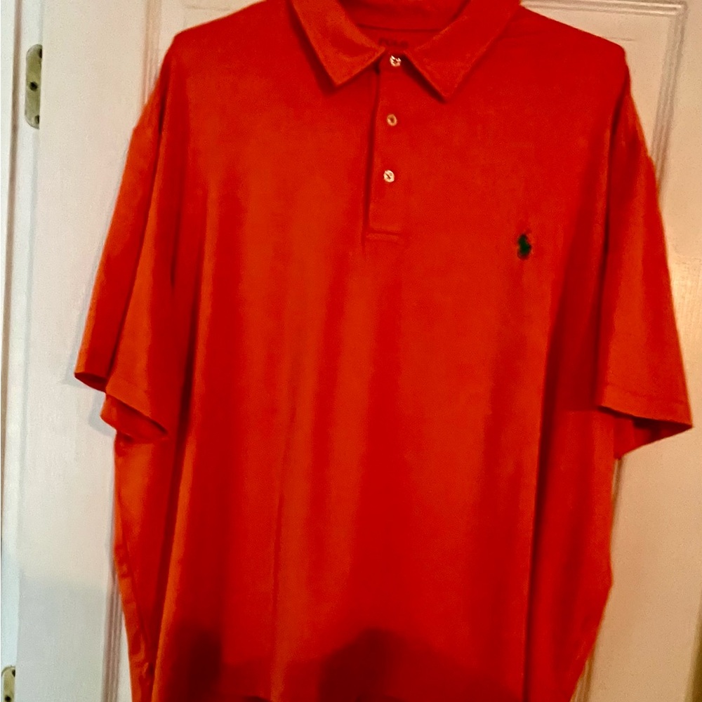 Performance Polo by Ralph Lauren Orange Classic Polo Shirt